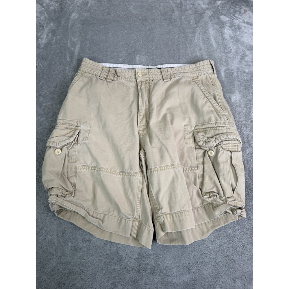 Polo Ralph Lauren Cargo Shorts Men's Size 38 Beige Preppy